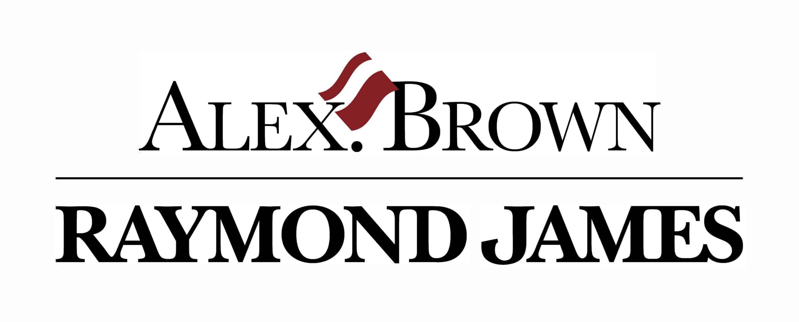 May contain company logo with text ALEX BROWN RAYMOND JAMES.