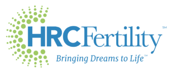 May contain HRC Fertility logo with text and design elements.