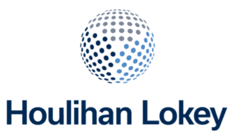 May contain a logo with a sphere graphic and the words "Houlihan Lokey".