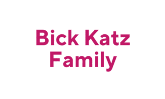 May contain the words "Bick Katz Family".