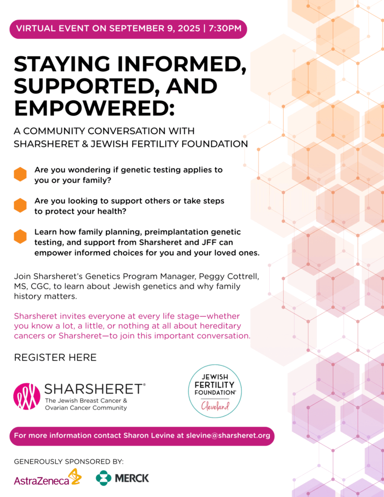 Staying Informed Flyer – Sharon Levine May contain text about a virtual event.