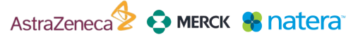 May contain Astrazeneca, MERCK, and nature logos.